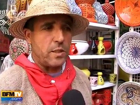 Les vendeurs de souvenirs tunisiens en difficulté