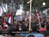 Egypt Coptic Christians protest in Cairo - no comment