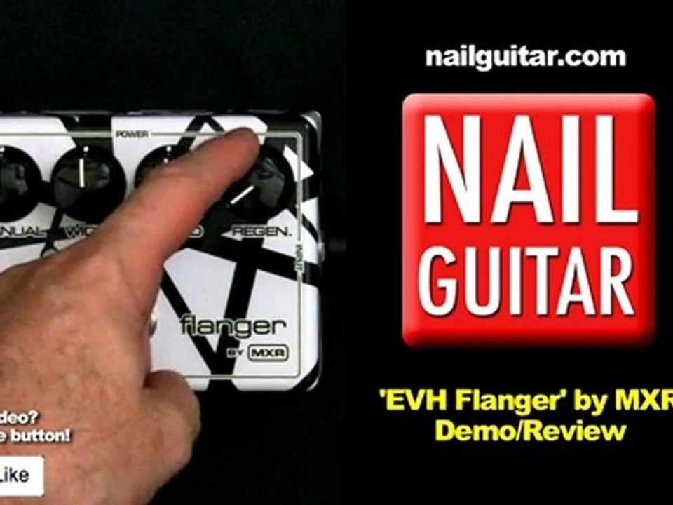 Guitar Pedal Demo: EVH Flanger MXR  - Eddie Van Halen ...