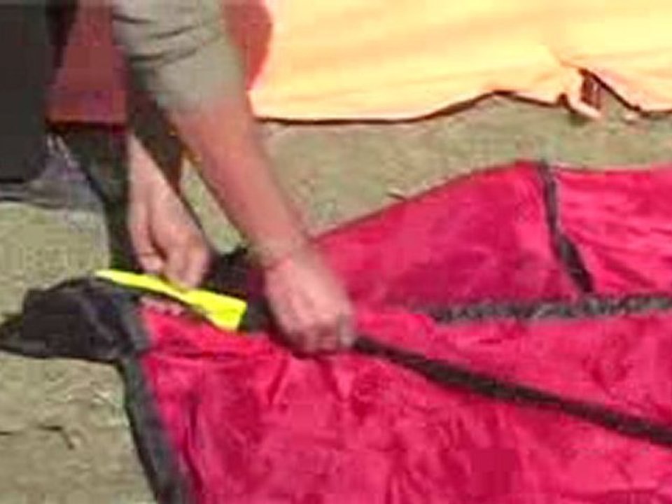 How to pitch a dome tent