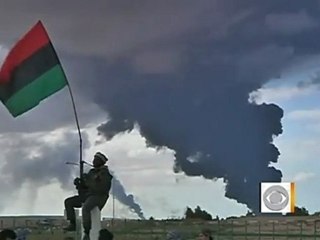 Pożar magazynów ropy naftowej w Libii