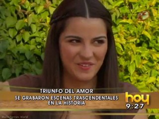 Tras cámaras TDA - María vuelve a la vecindad con su hijo