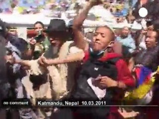 Pro-Tibetian independence demonstration in... - no comment