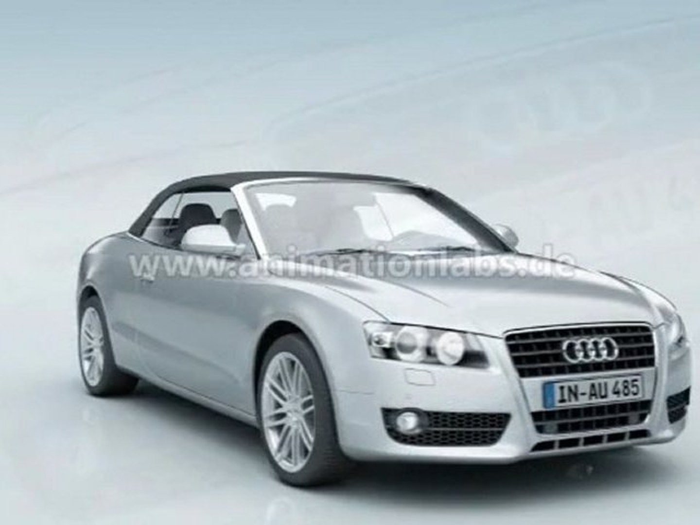⁣3D-Animation Audi A5 Cabrio Animation Labs