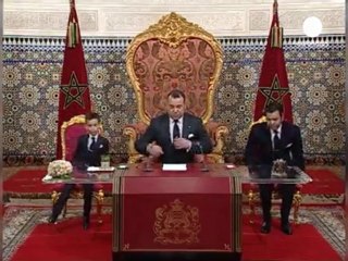Marruecos recibe esperando el discurso del rey