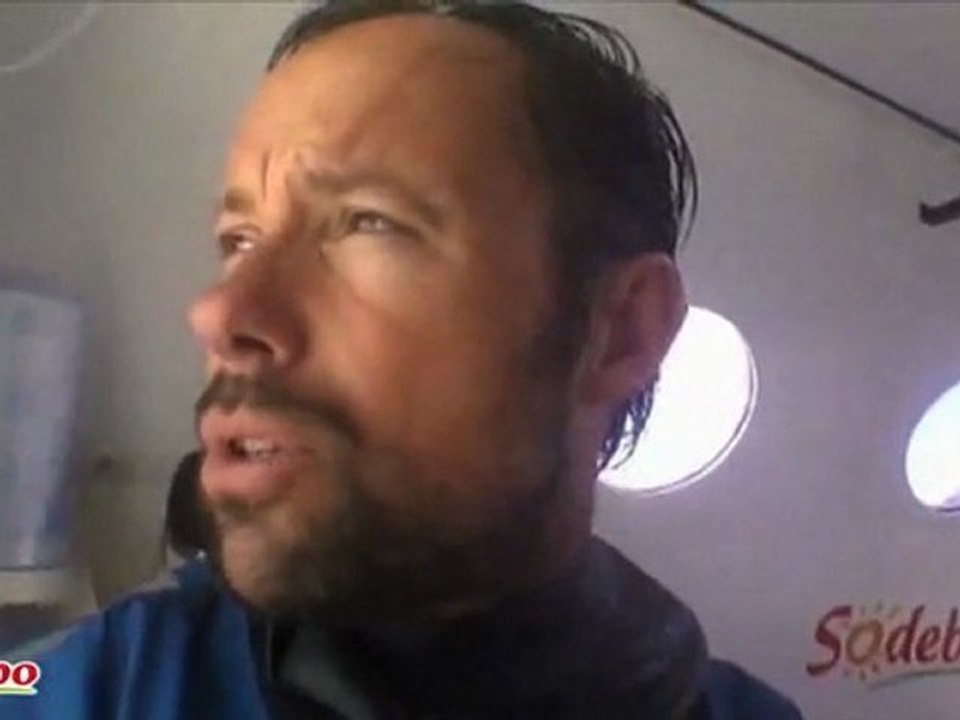 Réactions de Thomas Coville après l'avarie sur Sodebo