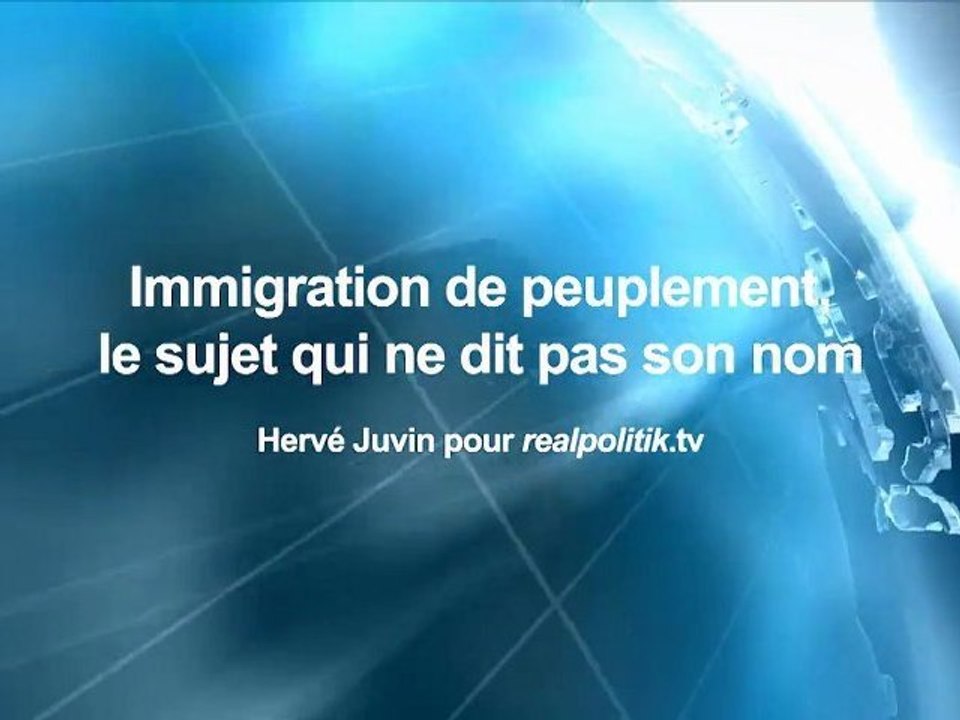 Immigration de peuplement : le sujet qui ne dit pas son nom