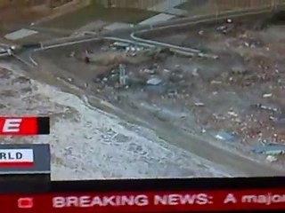 Tsunami: la région de Sendai touchée par la vague