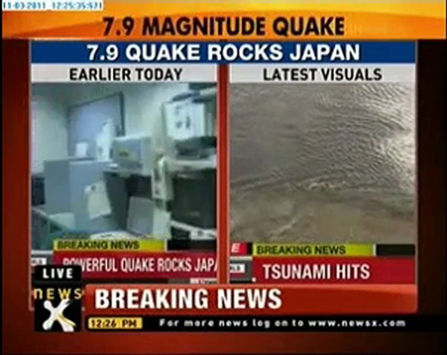 Japan hit by Tsunami