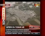 Japonya'daki 8.9 büyüklüğünde deprem ve Canlı Tsunami.