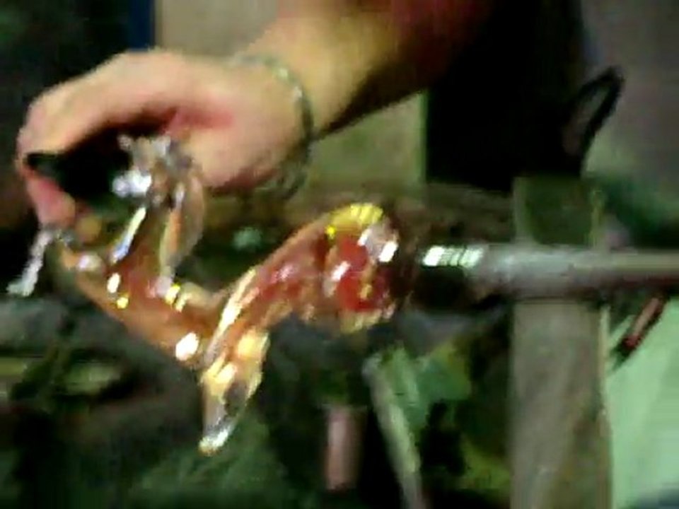 cheval fait par le souffleur de verre en moins de 3 minutes