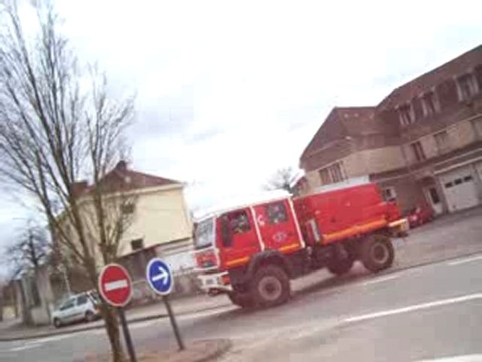 DEPART C.C.F SAPEURS POMPIERS DE CHAUMONT