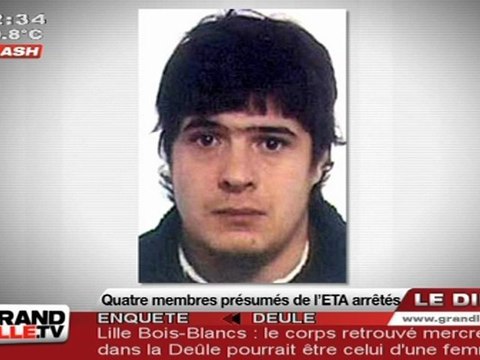 4 membres de l'ETA arrêtés dans le Pas de Calais