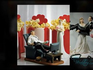 Humorous wedding cake toppers - Show that you can be funny!