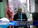 Kasım Ceylan Aday Adaylığını Ak Partiden Açıkladı