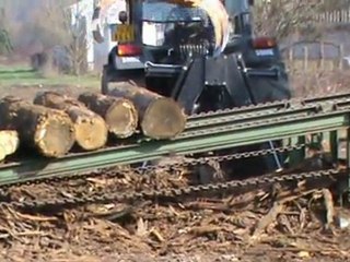 alimentation convoyeur bois de chauffage