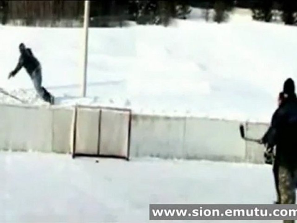 lucky puck shot