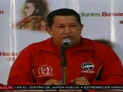Presidente Chávez saluda Tratado Constitutivo de Unasur