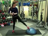 Side Lunges with Bosu Ball - Women's Fitness
