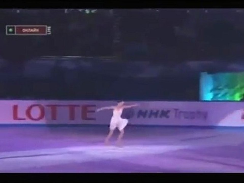 Mao ASADA 2010 NHK trophy EX Ballade #1 【russia.ver】