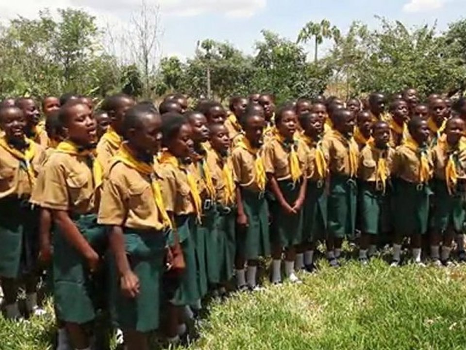 Awesome God sung by Pathfinder Club in Tanzania