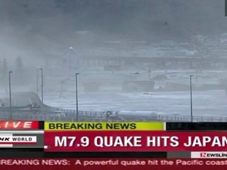 Poweful quake hits Japan