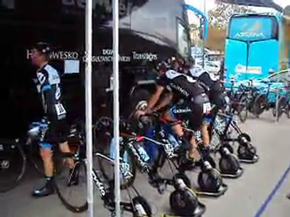 Nouveau Home trainer du Team Garmin Cervélo