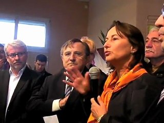 Ségolène Royal en visite dans l'Allier