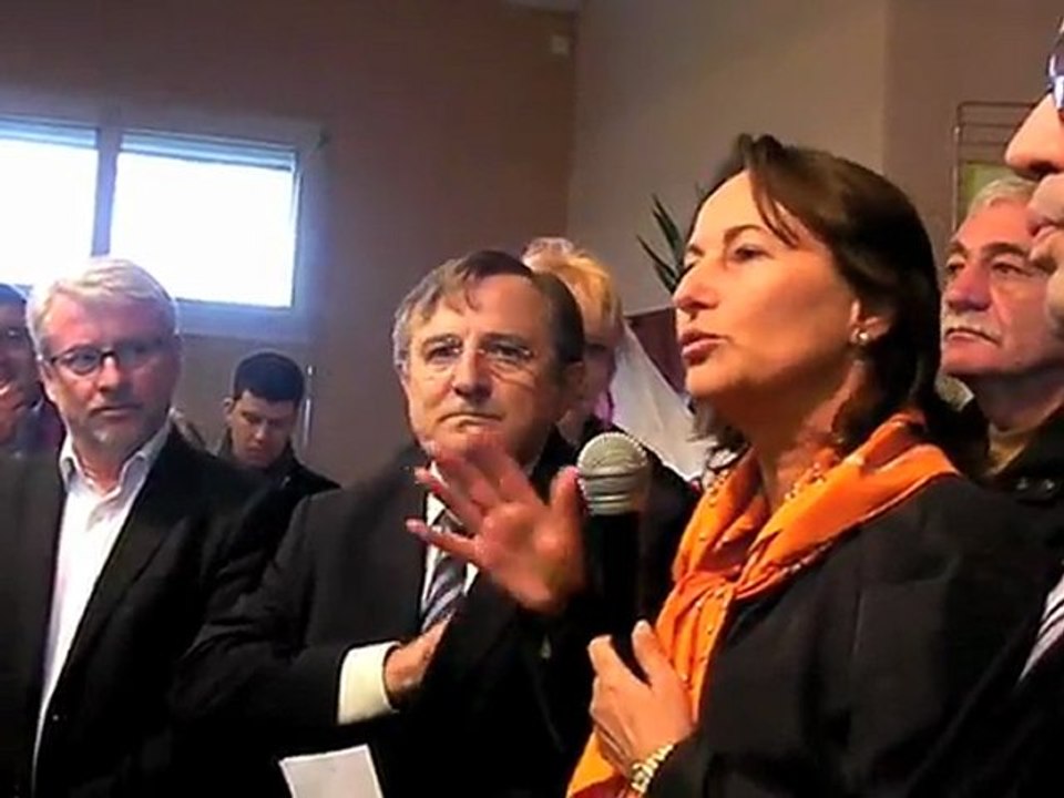 Ségolène Royal en visite dans l'Allier