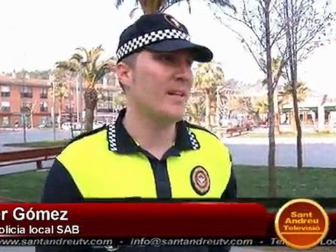 110311 Scott un policia diferent a Sant Andreu de la Barca