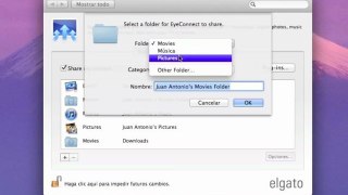 Utilizar EyeConnect en un Mac como servidor  DLNA