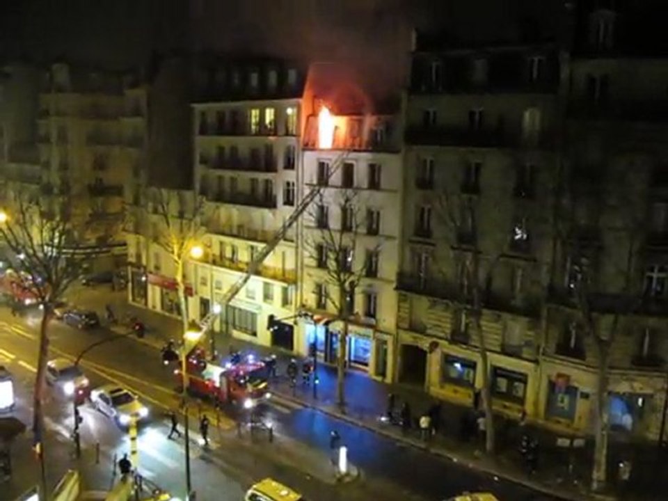 incendie hôtel Paris 12/03/2011