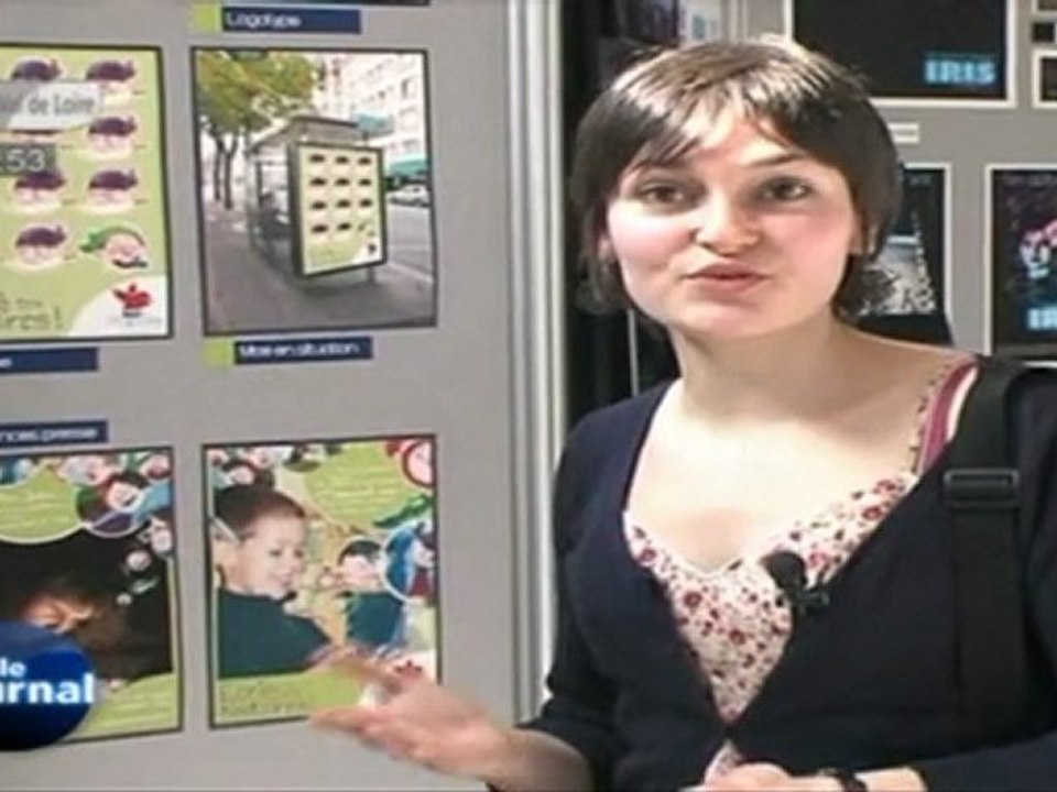 Présentation de l'expo des 3e années sur TV Tours