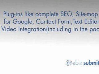 Ebizsubmit Basic website and Blog Creation