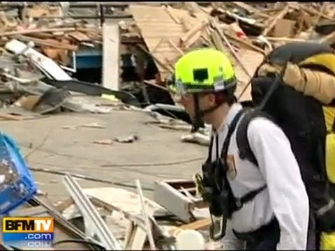 Cartes satellites des zones sinistrées au Japon