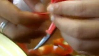 How To Carve Thai Vegetables: Rose Tomato