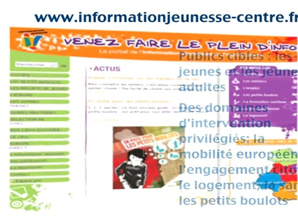 Présentation sites web : rencontres régionales Orientation