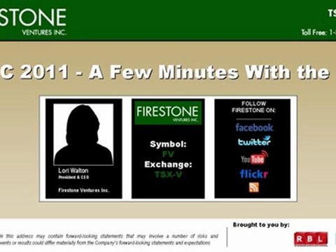 A Few Minutes With The CEO: Firestone Ventures