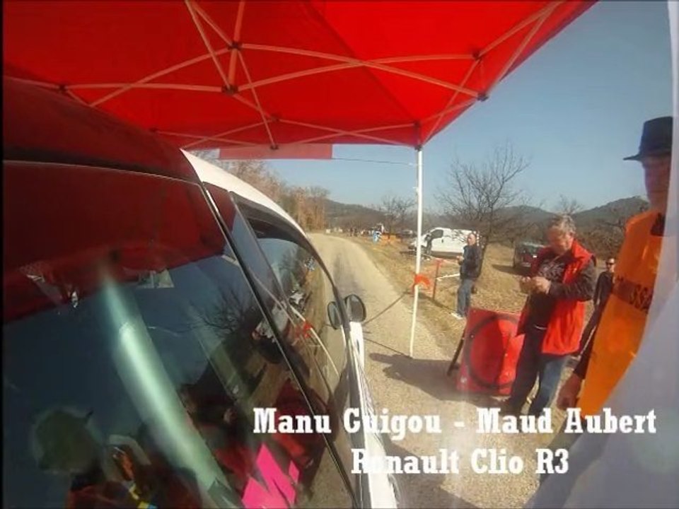 Rallye  Vaison la Romaine 2011 ( Guigou - Aubert  Clio R3 )