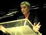Marine Le Pen parle immigration à Toulon