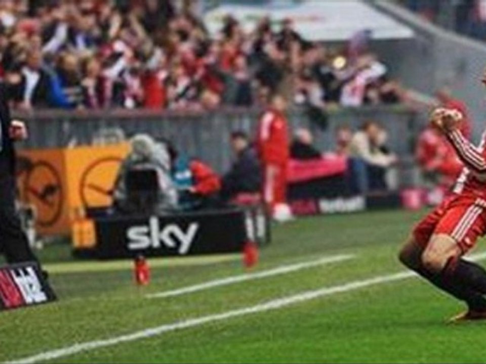 Bayern Munich 6-0 Hamburger SV Robben great hat-trick