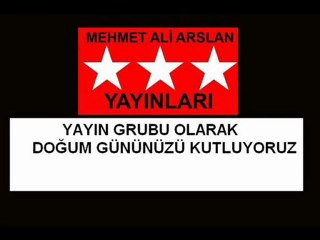 doğum günü şarkısı @ MEHMET ALİ ARSLAN Yayınları