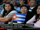 Inaugurado XVI Encuentro de solidaridad con Cuba en México