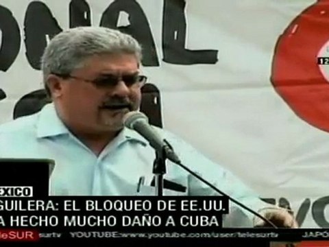 Aguilera: Bloqueo de EE.UU. ha hecho mucho daño a Cuba