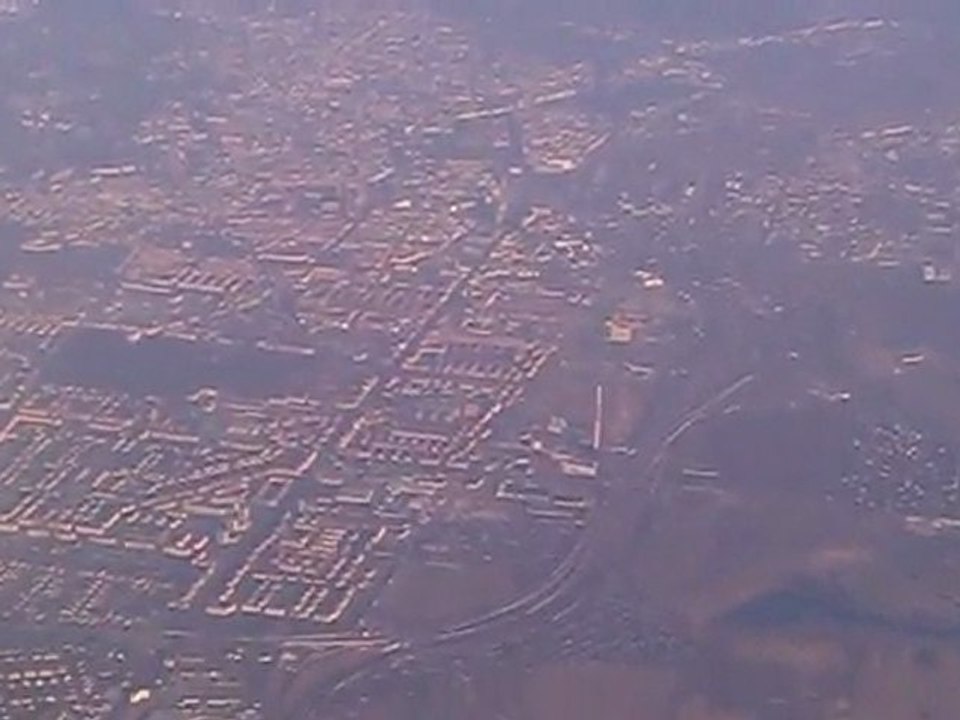 Hufeisensee Halle aus dem Flugzeug