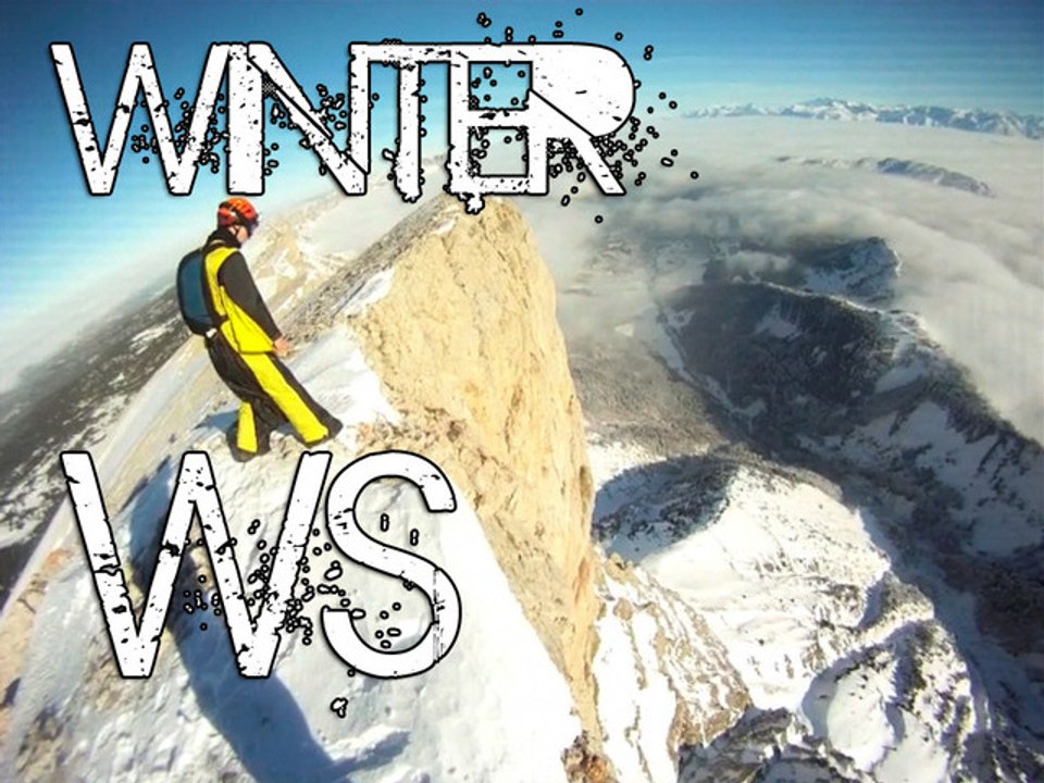 Winter WingSuit BASE Jumping
