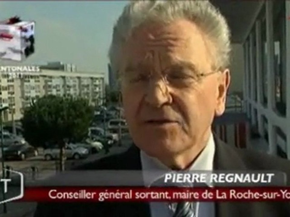 Pierre Regnault, canton de la Roche-Sur-Yon Nord - TV Vendée
