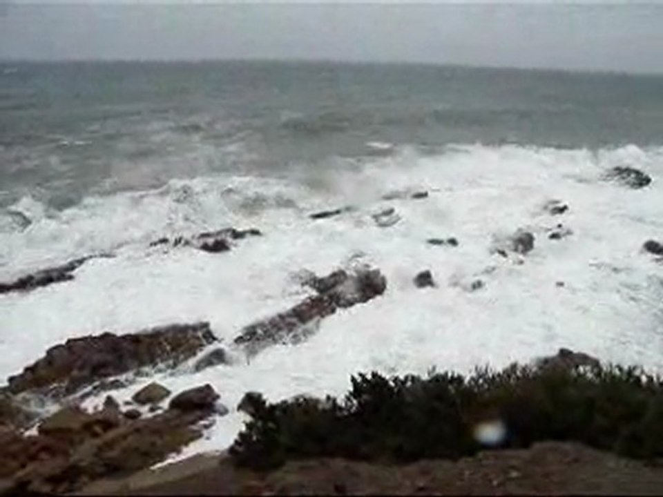 Vent d'est sur la côte varoise
