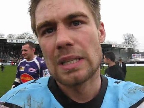 Rugby - Reaction de Benoît Bonetti après USB - Massy