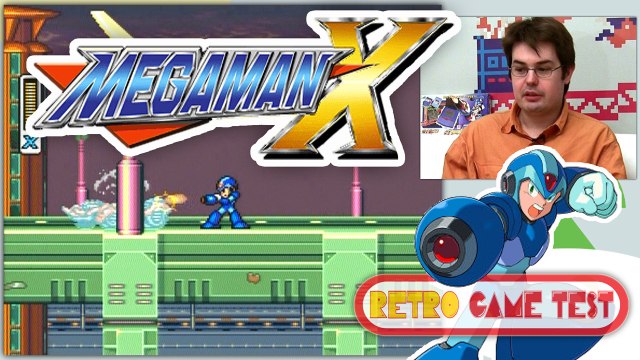 Mega Man X Super Nintendo Retro Game Test.
